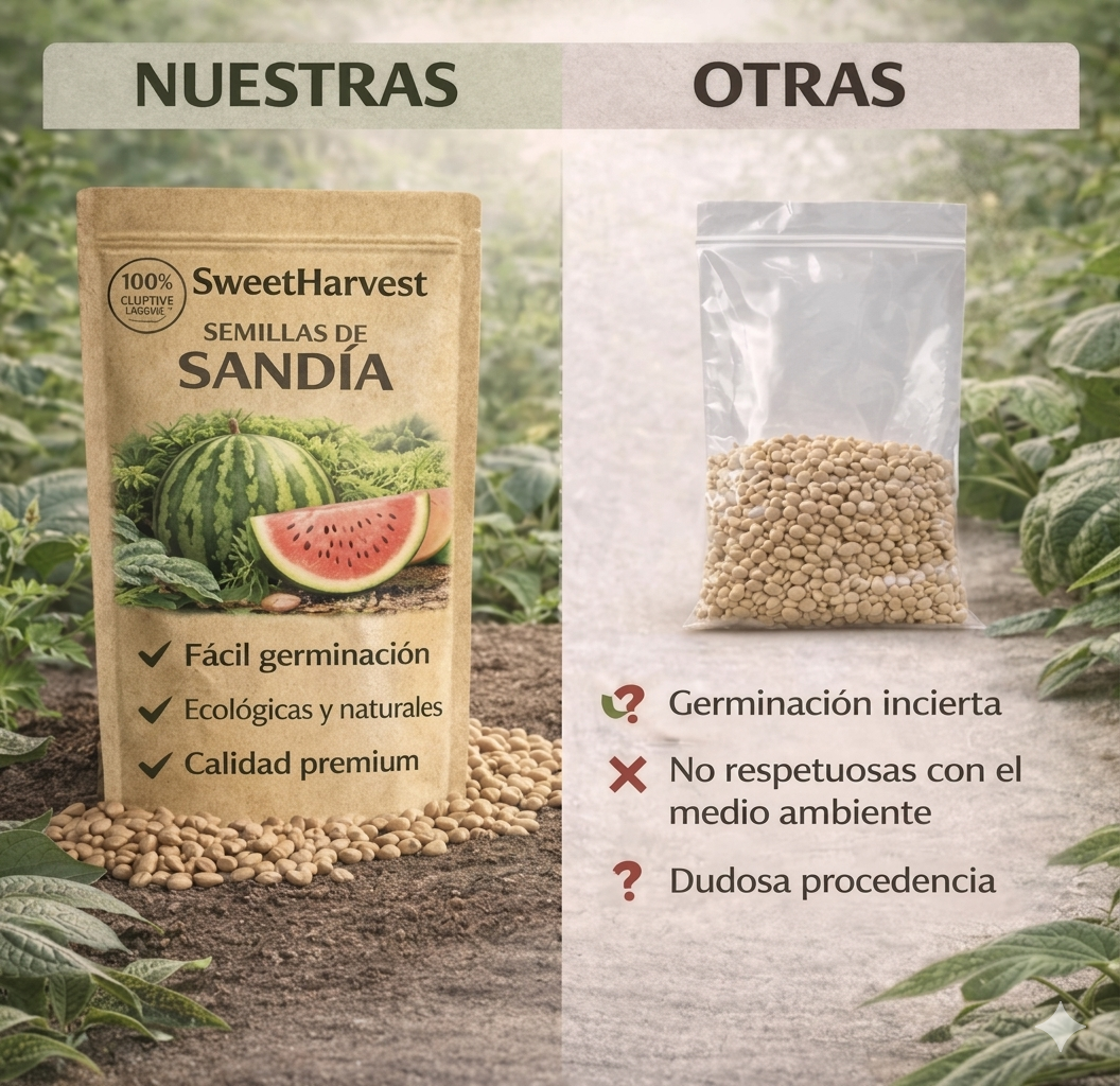 🍉 SweetHarvest™ - Semillas PREMIUM de Sandía Dulce 🍉 (2x1)