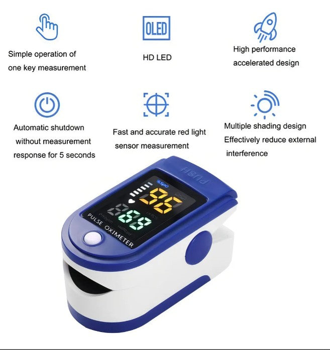 OxyTrack™ | Oxímetro Digital Premium para el Cuidado y Bienestar Familiar
