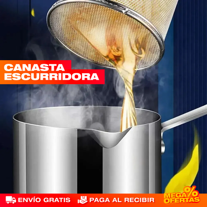 FryPro™ — Olla Multifuncional para Freír con Menos Aceite y Resultados Crujientes