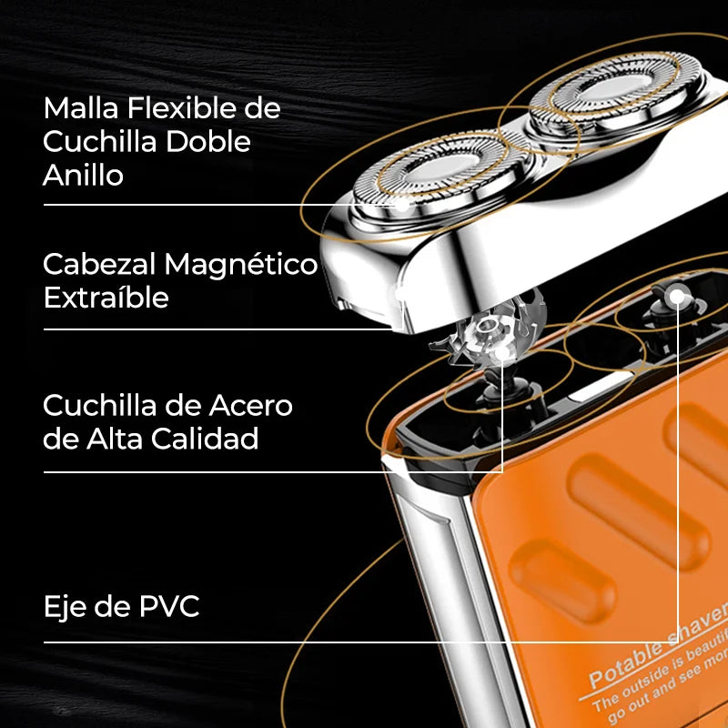 TurboShave™ || Afeitadora Eléctrica de Bolsillo para Hombre