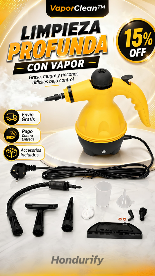VaporClean™ Limpiador A Vapor Electrico Multifuncional