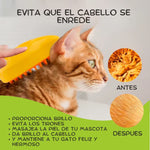 PawSpa™ — Cepillo de Vapor 3 en 1 para Mascotas con Limpieza Profunda y Efecto Relajante