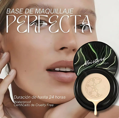 MOISTURE CUSHION™ — Base Cushion 3 en 1 con Hidratación Profunda y Acabado Profesional