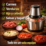 TurboChop™ — Picador Eléctrico de Alta Potencia para Preparar tus Alimentos en Segundos