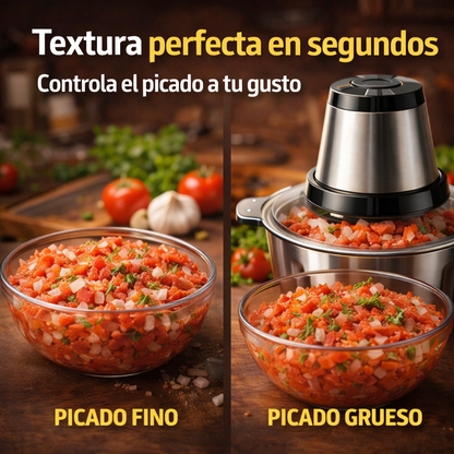 TurboChop™ — Picador Eléctrico de Alta Potencia para Preparar tus Alimentos en Segundos