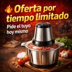 TurboChop™ — Picador Eléctrico de Alta Potencia para Preparar tus Alimentos en Segundos