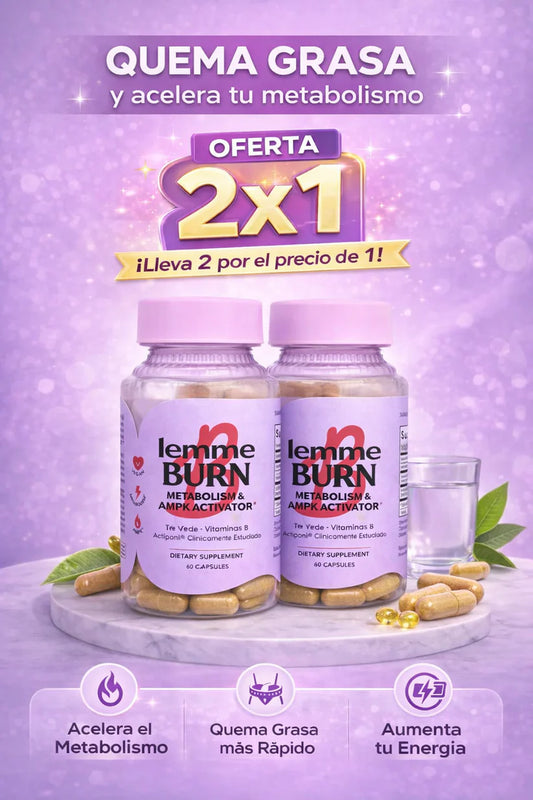 Lemme Burns™ -  2 x 1 - Aumenta metabolismo y Quema grasa