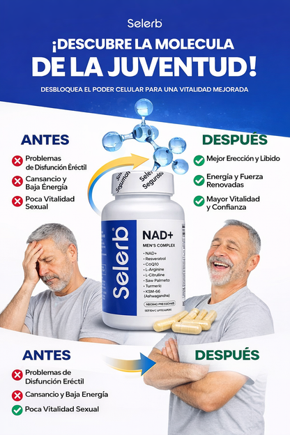 AlphaBoost NAD+™ | Potencia y energía masculina 2x1🔥