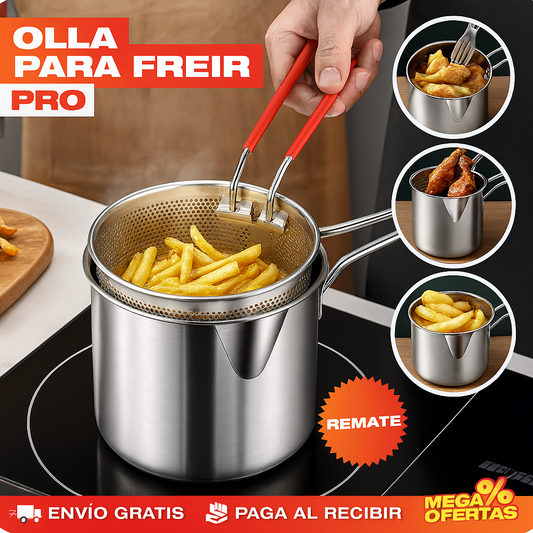 FryPro™ — Olla Multifuncional para Freír con Menos Aceite y Resultados Crujientes