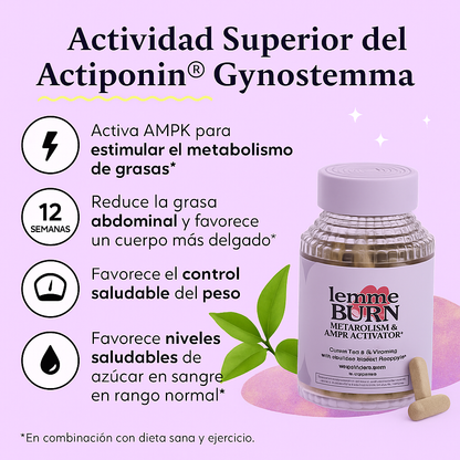 Lemme Burns™ -  2 x 1 - Aumenta metabolismo y Quema grasa