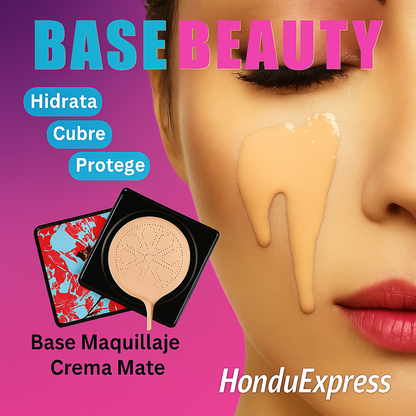 BaseCushion™ ✨ Piel Perfecta Todo el Día