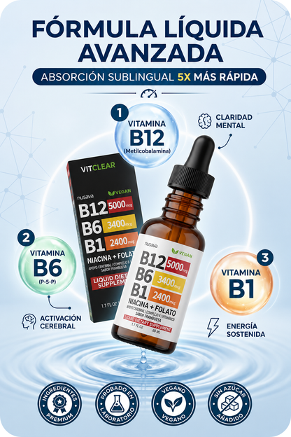 ⚡Vitamina B12+B6+B1™ Promo 2x1 – Más Energía, Más Enfoque y Más Vitalidad