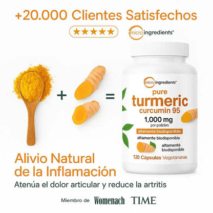Turmeric Gold™ | ✨ Curcumina 95% con Máxima Absorción | ENVIO GRATIS