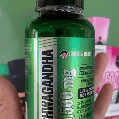 Ashwagandha™ FÓRMULA AMERICANA ⚡ Menos Estrés. Menos Cortisol. Más Energía y Bienestar