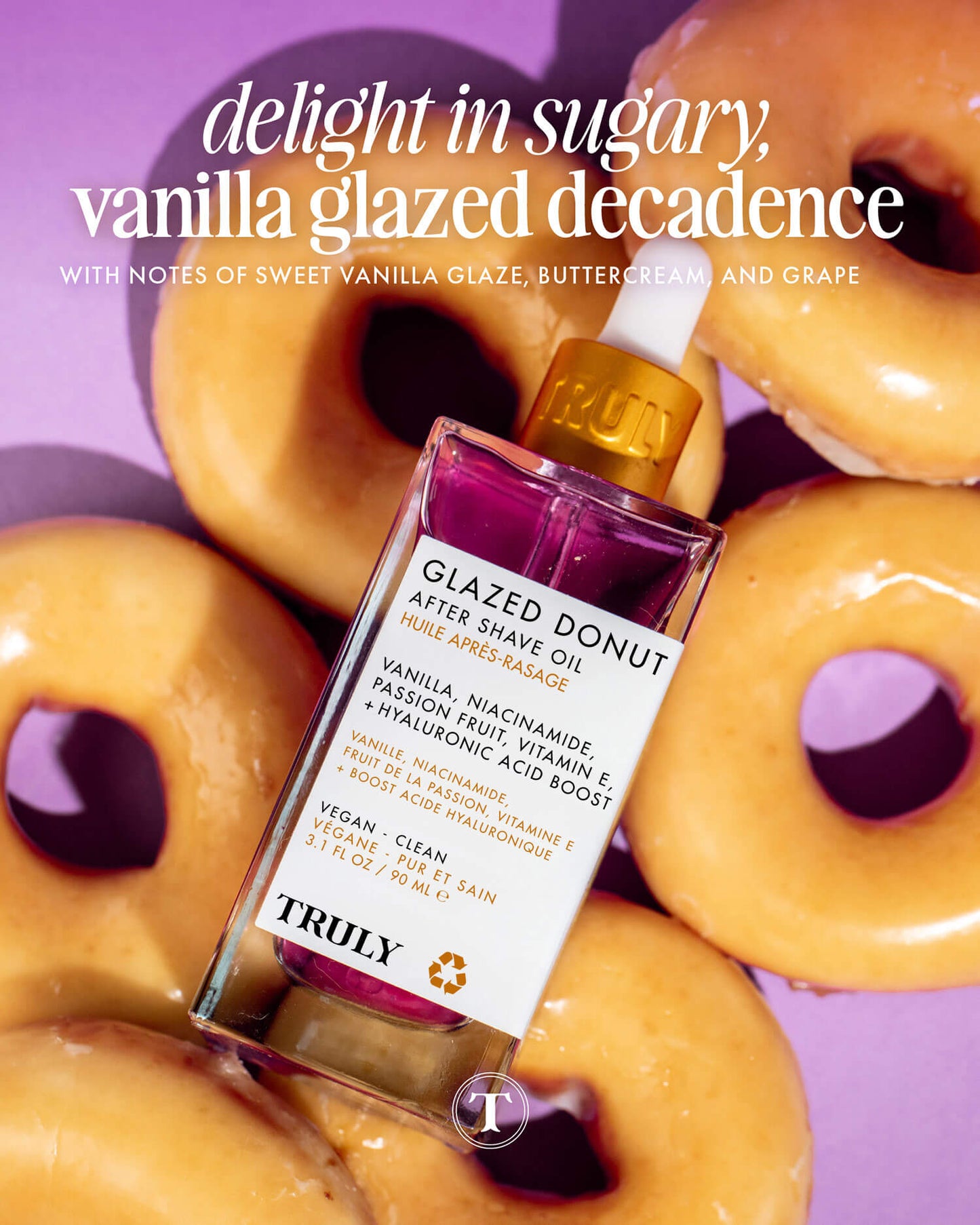 Truly Glazed Donut™ ✨ – After Shave Oil | Aceite hidratación para después del afeitado