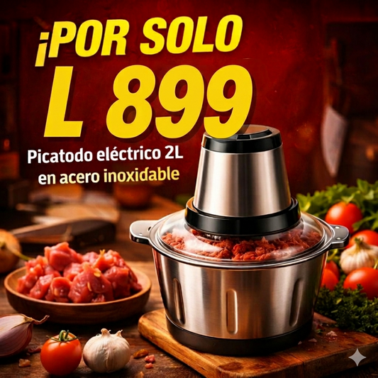 TurboChop™ — Picador Eléctrico de Alta Potencia para Preparar tus Alimentos en Segundos