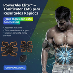PowerAbs Elite™ — Tonificador EMS para Resultados Rápidos
