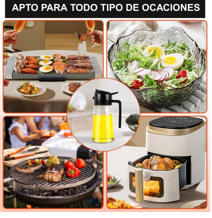 OilMaster™ | Dispensador de Aceite 2-en-1