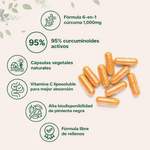 Turmeric Gold™ | ✨ Curcumina 95% con Máxima Absorción | ENVIO GRATIS
