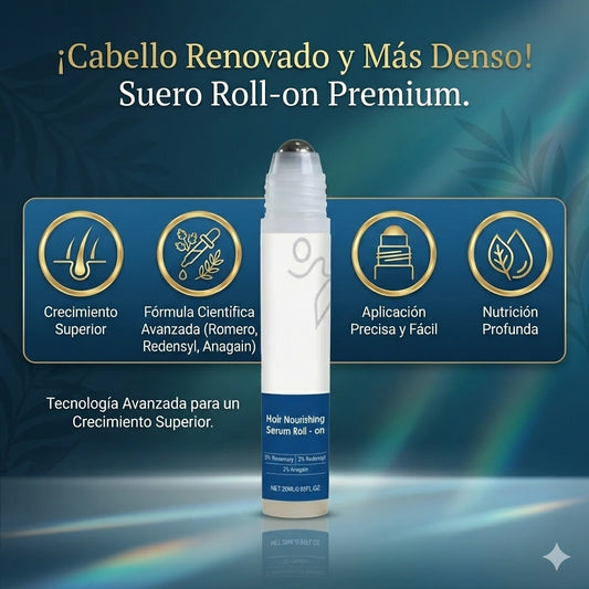 FollicLux™ | Sérum Capilar Roll-On con Romero