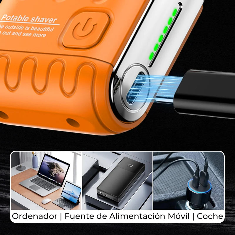TurboShave™ || Afeitadora Eléctrica de Bolsillo para Hombre