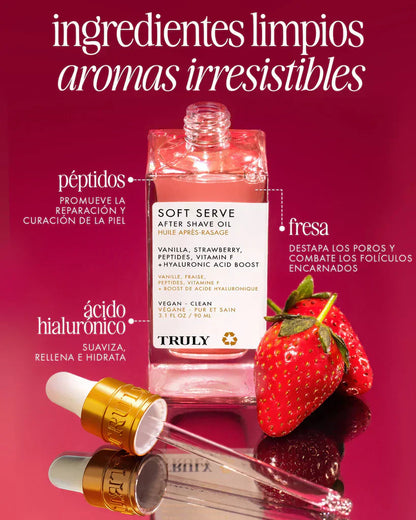 Truly Soft Serve™ ✨ – After Shave Oil | Aceite hidratación para después del afeitado
