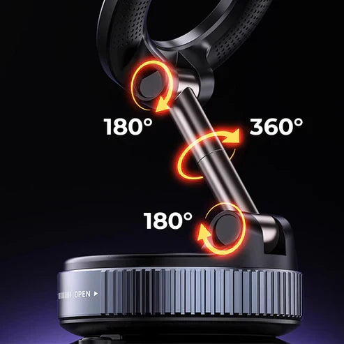 MagGrip Pro™ | Soporte magnético para teléfono con ventosa ajustable de 360°